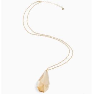 NWT Torrid faceted crystal pendant chunky statement necklace plus size